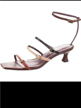 Manu Atelier Strappy Kitten Heel Sandal size 8.5, EU 39